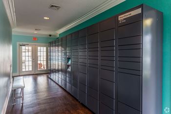 24-Hour accessible package lockers